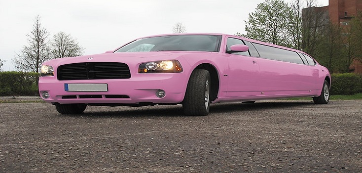 Limousine mieten Dodge Charger in Pink